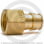 Муфта латунная для PE-X труб Дн 20-3/4" ВР (ВН) РОС