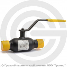 Кран стальной под приварку Ду-40 Ру-16 L=190мм Broen Ballomax 11с10фт КШТ 60.002.040