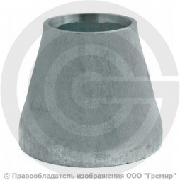 Переход 133х8-108х8 (Ду 125-100) оцинкованный концентрический ГОСТ 17378