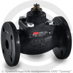 Клапан регулирующий чугунный фланцевый Ду-125 Ру-16 Kvs=250 м3/ч VFM-2R Ридан