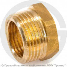 Футорка латунная ВР-НР (ВН-НАР) Ду 4-8 (1/8"- 1/4") STOUT