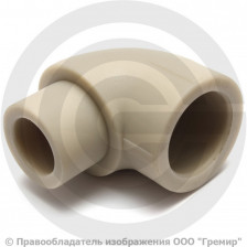 Угольник PP-R серый внутренняя-наружная пайка Дн 16 45гр Wavin Ekoplastik