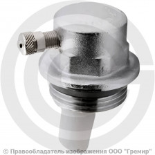 Воздухоотводчик автоматический латунный Ду-25 (1") Ру-10 НР (НАР) угловой левый для радиатора Icma 716