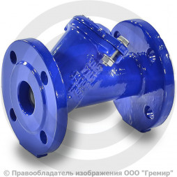 Клапан обратный шаровый чугунный фланцевый Ду-50 Ру-16 (Т<70°С) шар сталь+NBR 400D Zetkama