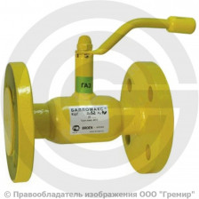 Кран газ стальной фланцевый Ду-50 Ру-16 L=230мм Broen Ballomax 11с10фт КШГ 70.003.050