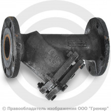 Фильтр сетчатый Y-образный чугунный фланцевый Ду-50 Ру-16 (Т<150°С) Мегастрой ФСФ