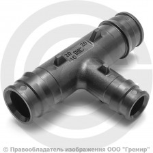 Тройник PPSU переходной для PE-X труб Дн 20-16-20 РОС
