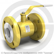 Кран газ стальной фланцевый Ду-25 Ру-40 L=140мм LD КШ.Ц.Ф. 025.040.Н/П