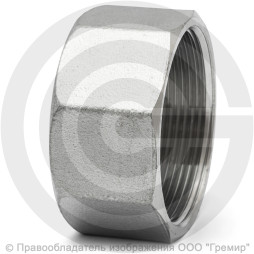 Заглушка нержавеющая AISI 304 6-ти гранная ВР (ВН) Ду-65 (2 1/2")