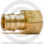 Муфта латунная для PE-X труб Дн 25-3/4" ВР (ВН) GX109 Giacomini