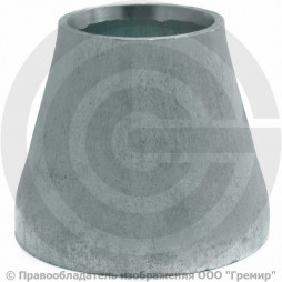 Переход 530х10-426х10 (Ду 500-400) оцинкованный концентрический ГОСТ 17378