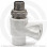 Кран PP-R Дн 25-3/4" НР (НАР) прямой для радиатора белый VALFEX