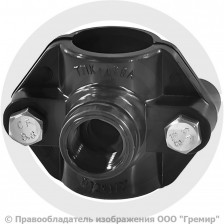 Седелка ПЭ ВР Дн 63-3/4" с резьбовым выходом ТПК-АКВА
