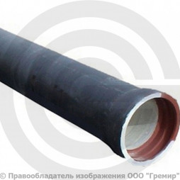 Труба Ду-200 чугун ВЧШГ Тайтон L=6м раструбная с ЦПП с наружным цинково-алюминиевым и лаковым покрытием Свободный Сокол